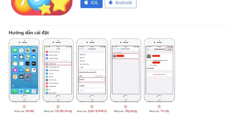 Các bước hướng dẫn tải app 79sodo đơn giản thành công